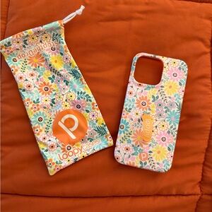 Loopy Case Floral Design Phone Case - Pink and Yellow